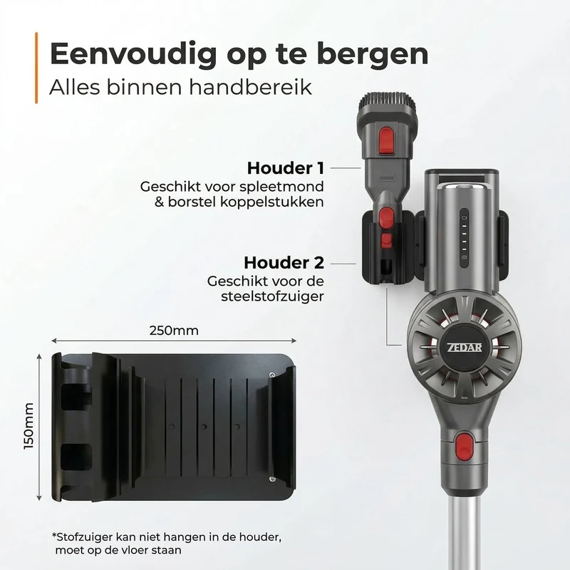 Zedar Steelstofzuiger S600