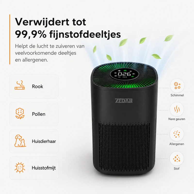 L600 Luchtreiniger met APP