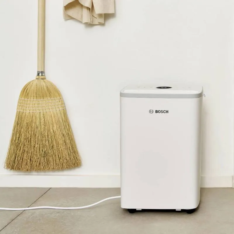 B-Ware Bosch Luftentfeuchter DRY 2000 12L/Tag für Räume bis 55m³ leise 35dB Weiß