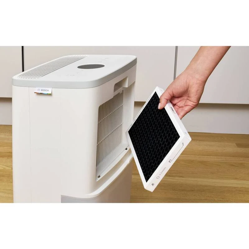 B-Ware Bosch Luftentfeuchter DRY 2000 12L/Tag für Räume bis 55m³ leise 35dB Weiß