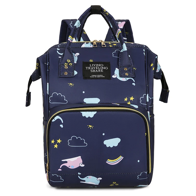 Verspielter Druck Wickelrucksack Karnz