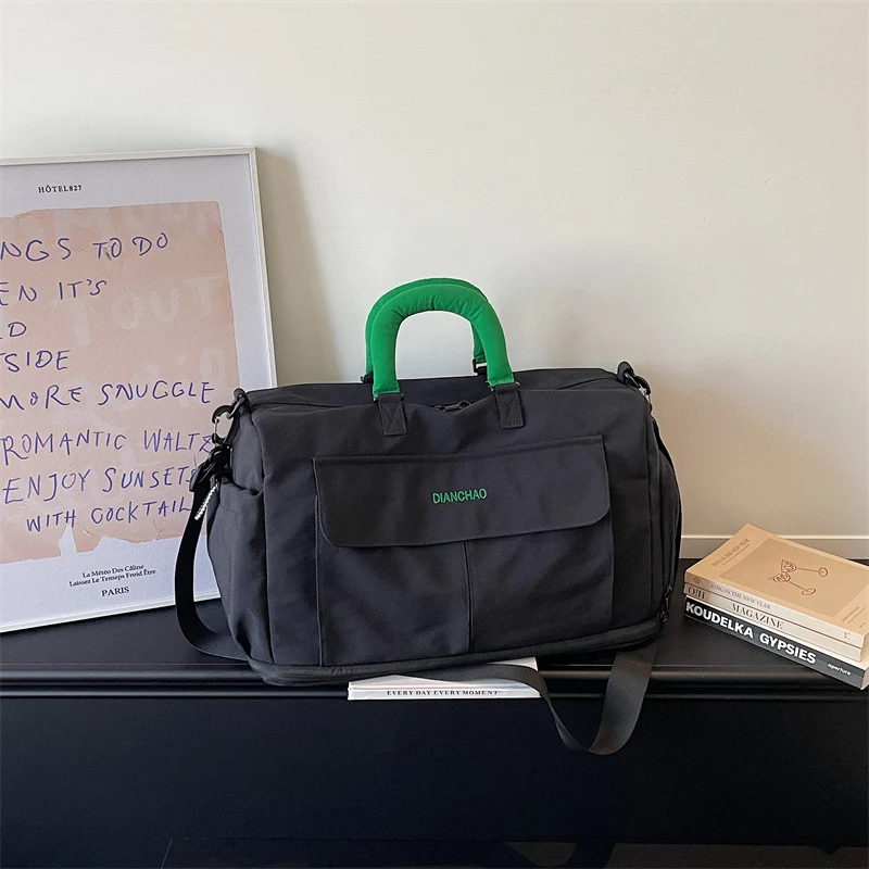 Stylische Canvas Wochenend-Duffle Bag Karnz