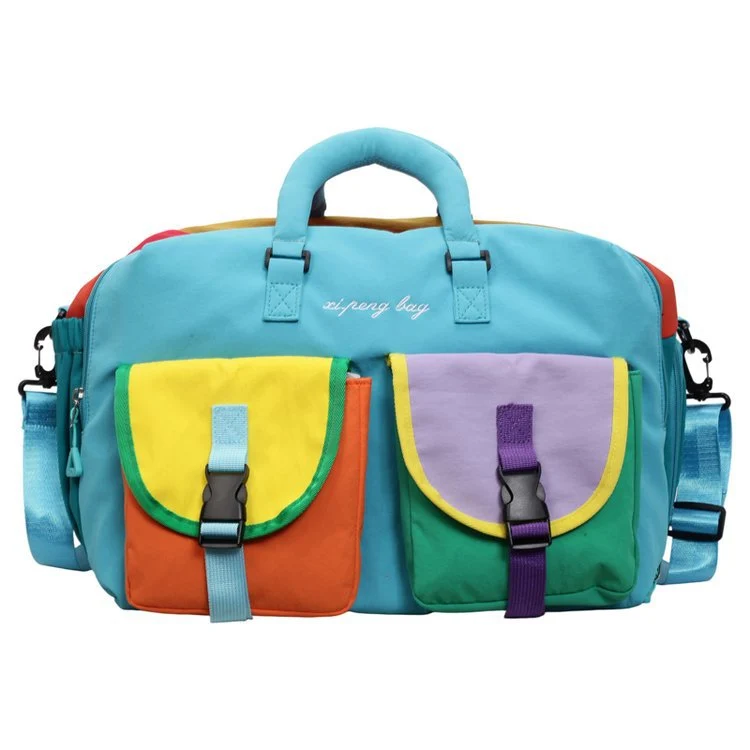 Multi-Taschen Farbiger Reise Duffle Bag Karnz