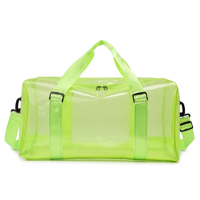 Transparente Mesh Sport Duffel Bag Karnz
