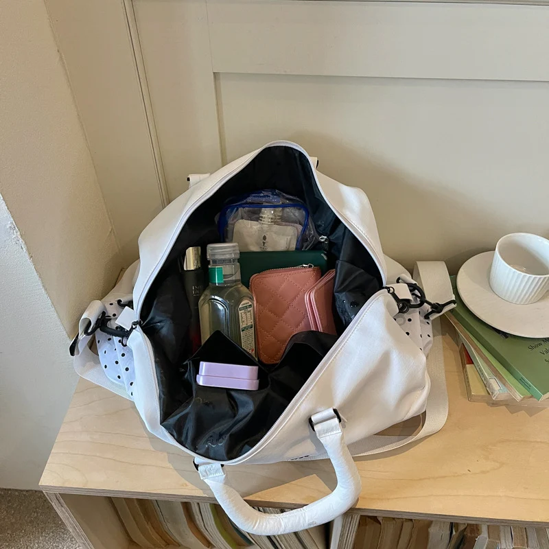 Stilvolle gepunktete Reis-Tasche Karnz