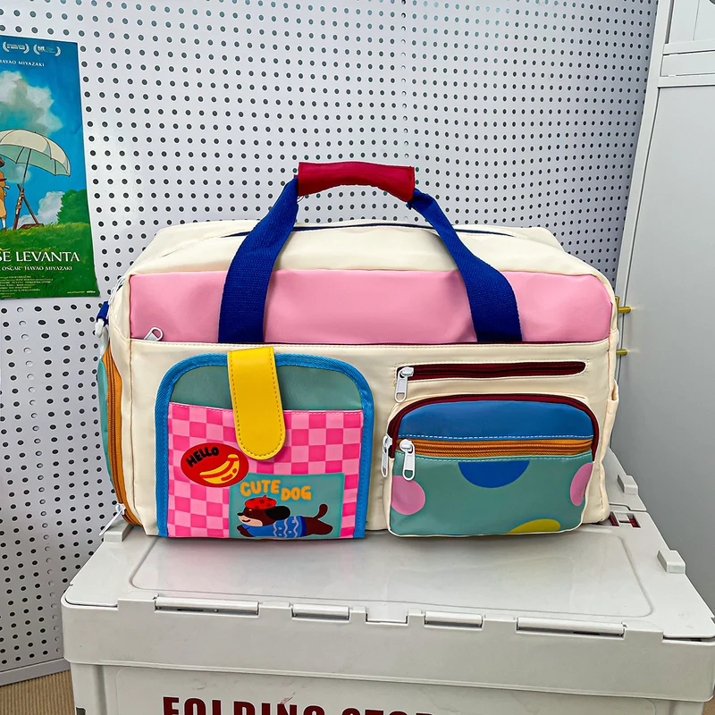 Stylische Mehrfach-Taschen Reisetasche Karnz