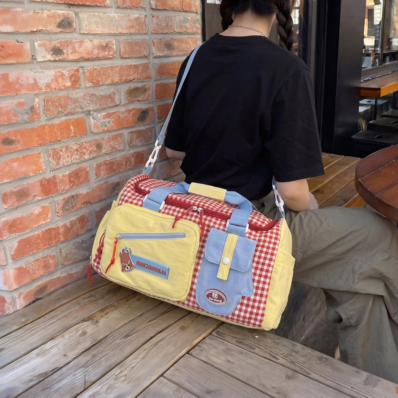 Stilvolle Mehrfach-Abteil Reise-Duffle-Bag Karnz