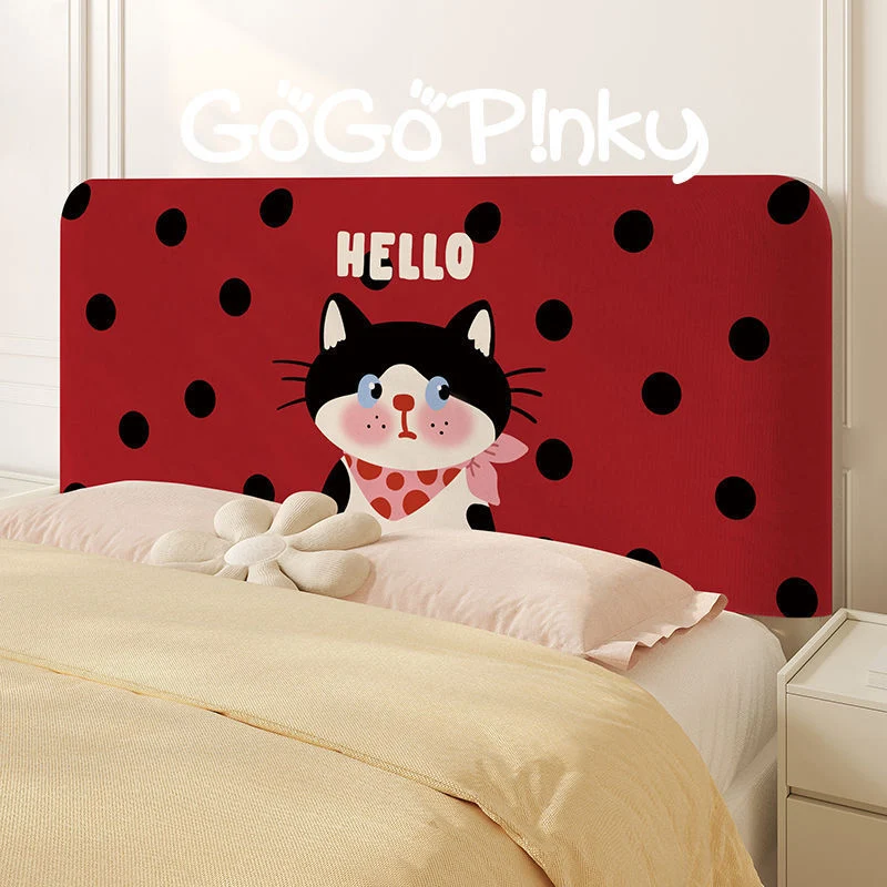 Padded Decorative Cupcake Headboard Cover with Scalloped Frame and Soft Upholstery