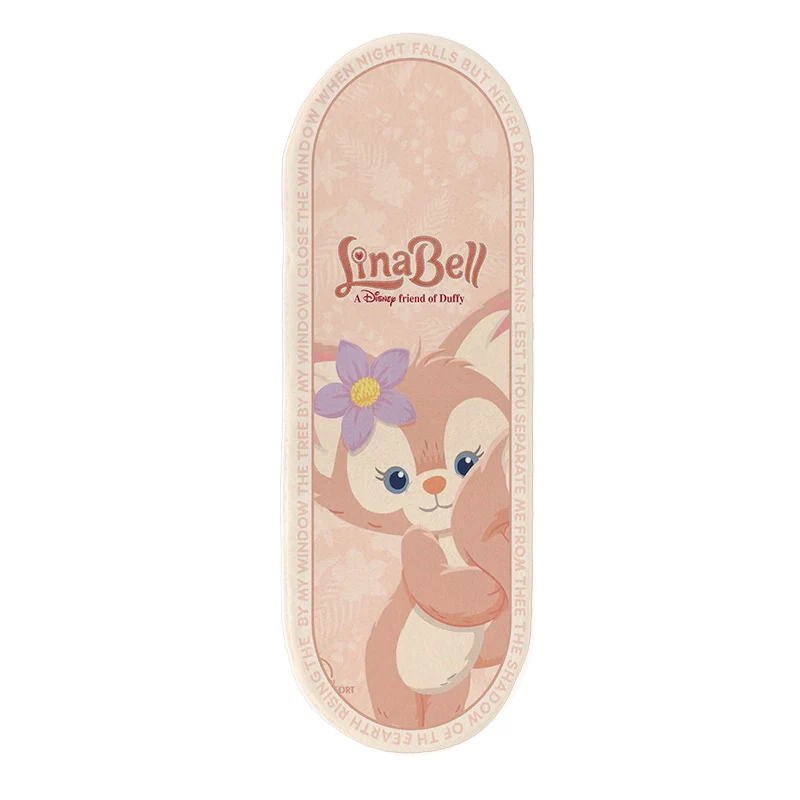 Plush Oval Runner Rug with Cute Cartoon Bear & Friends Print
