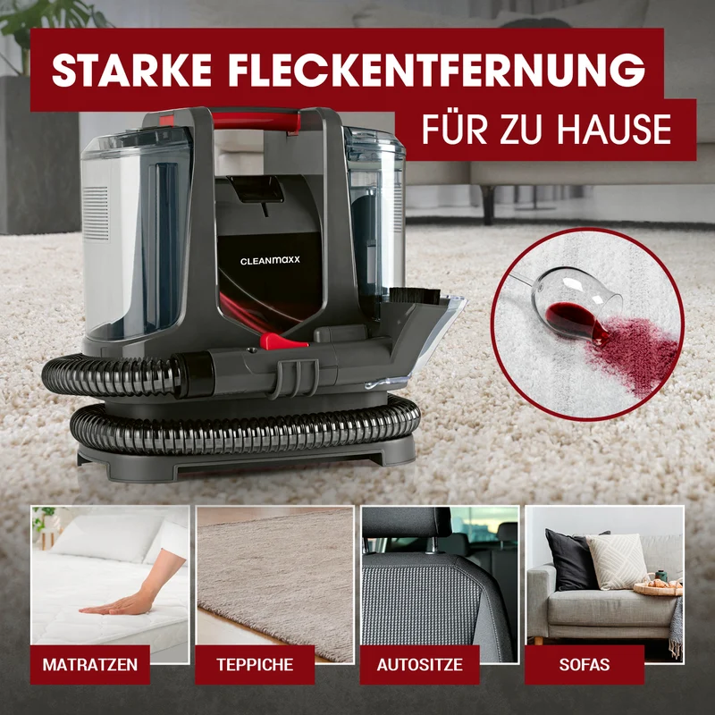 Polster- & Teppichreiniger Kompakt Plus - inkl. 1 l Teppich- & Polsterreiniger-Konzentrat