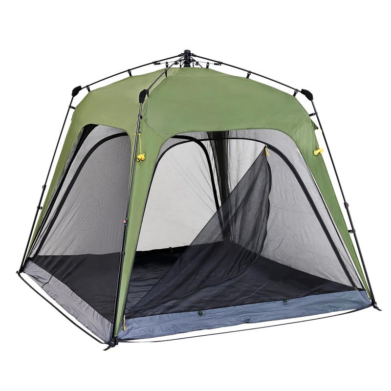Moskitonetz Einbausatz für Pavillon - 240 x 240 x 175 cm - schwarz