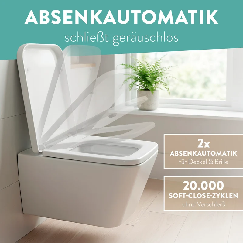 WC-Sitz - E-Form - Weiß
