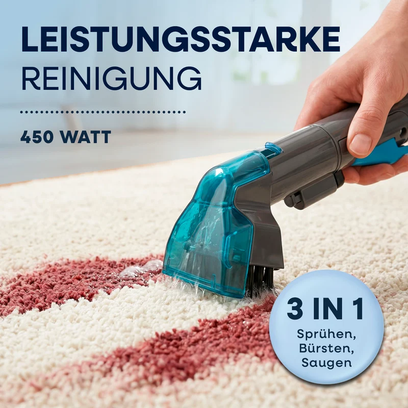 Polster- & Teppichreiniger Kompakt Pro - 450 W
