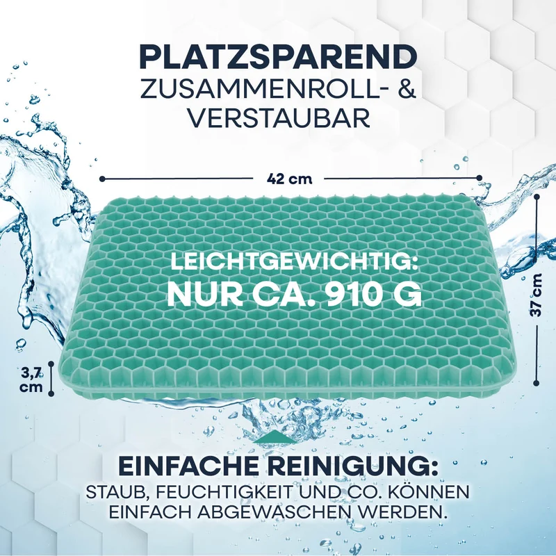 Komfort-Sitzkissen mit Wabenstruktur