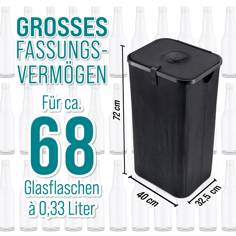 Glas- & Leergutsammler - 100 l - 25 kg max. Gesamtlast
