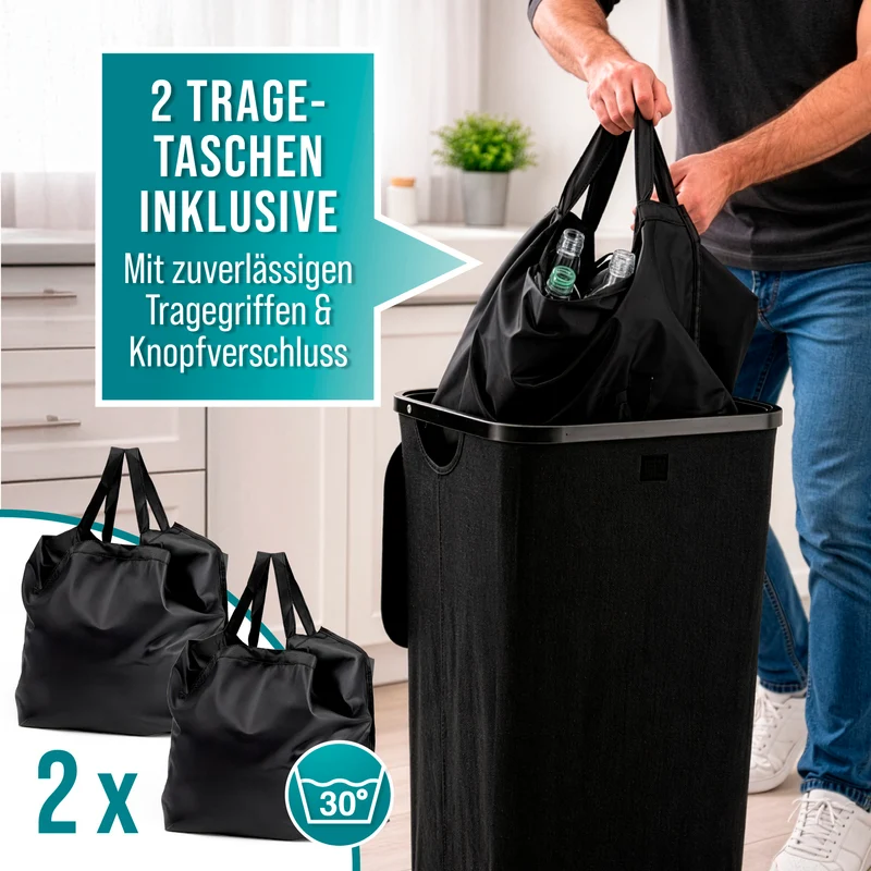 Glas- & Leergutsammler - 100 l - 25 kg max. Gesamtlast