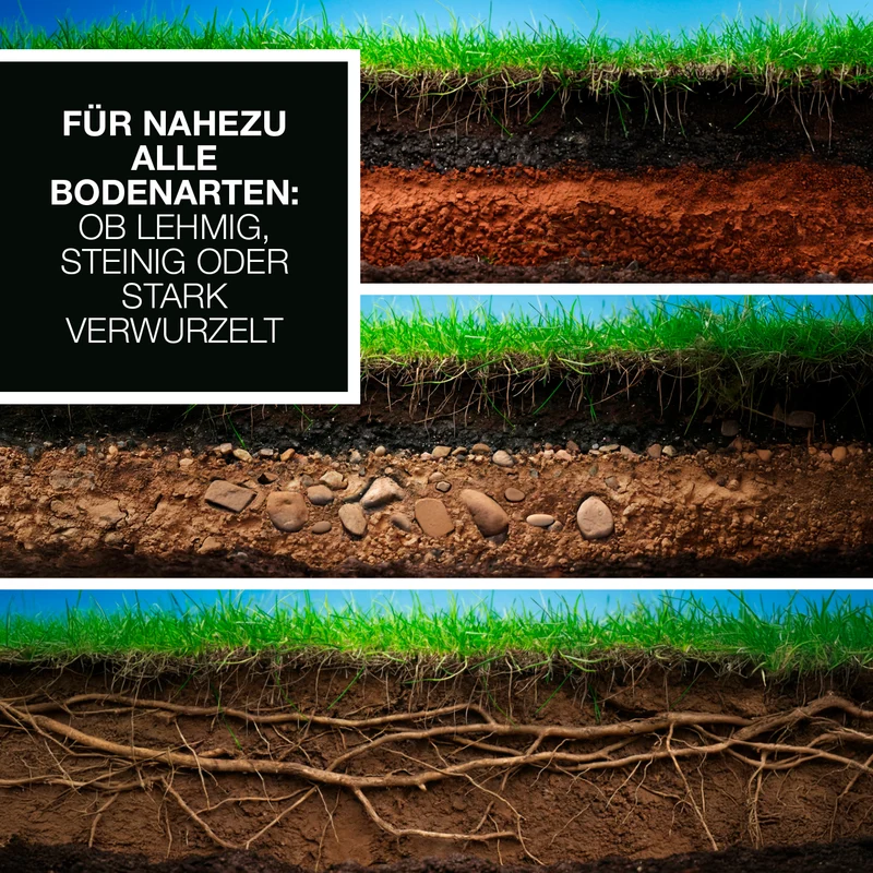 Gartenwerkzeug-Set mit Wurzelsägefunktion - 2-tlg.