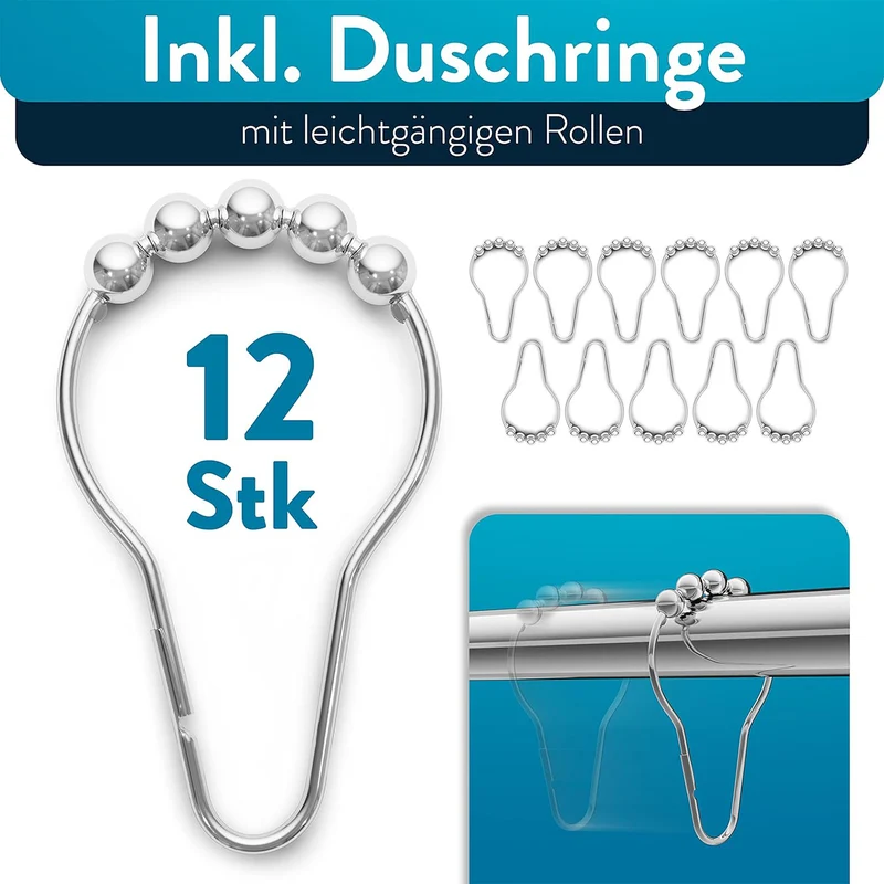 Duschvorhangstange - 115-215 cm
