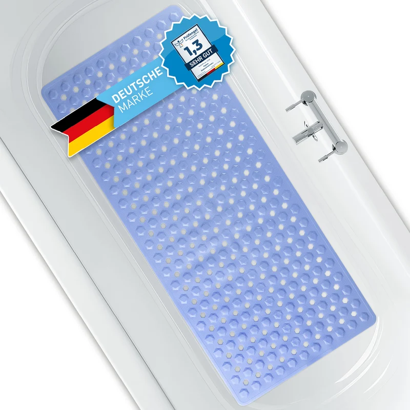 Badewannenmatte 88 x 40 cm – Hellblau