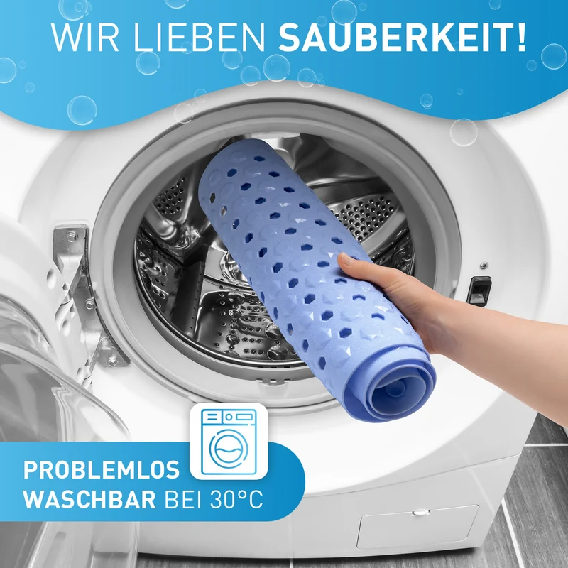 Badewannenmatte 88 x 40 cm – Hellblau