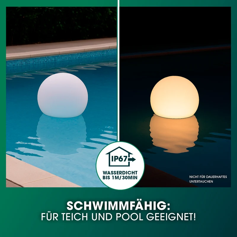 Solarleuchte Kugel - 20 cm