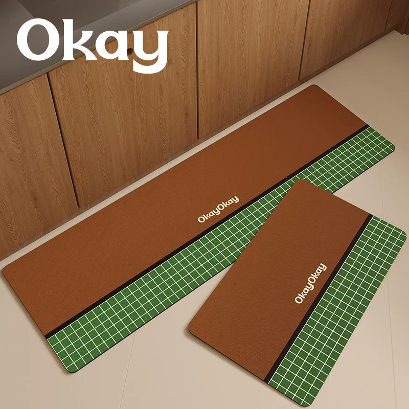 Anti-Fatigue Long Kitchen Runner Mat with Memory Foam Support