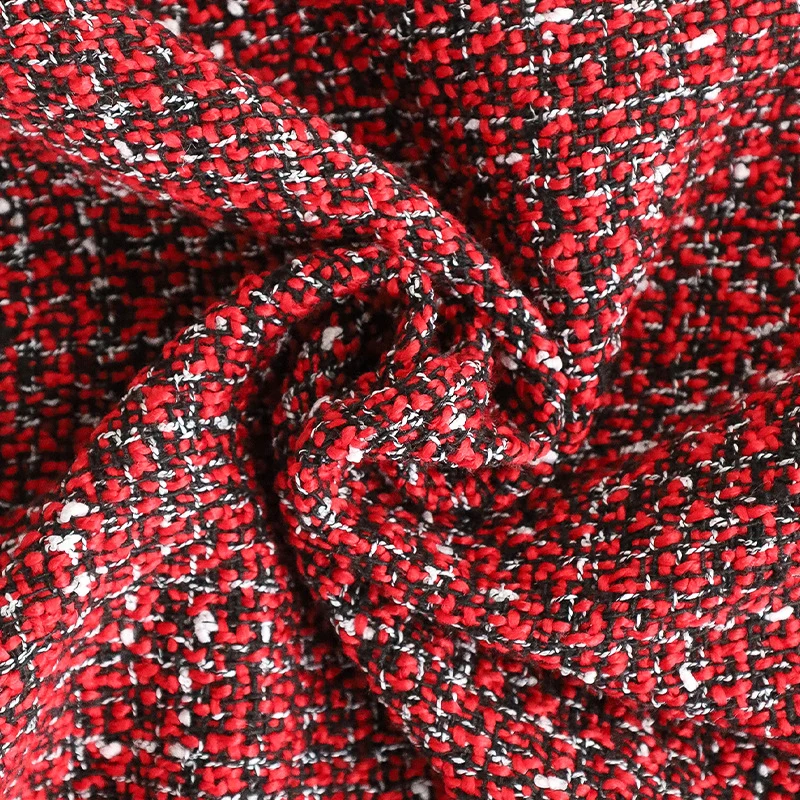 Quadratischer Bouclé-Tweed Kissenbezug mit strukturierter Gewebeoptik und verdecktem Reißverschluss Karnz