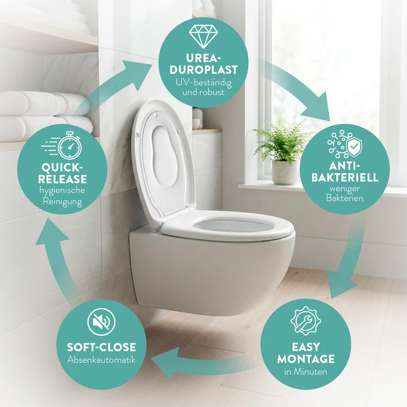 Kinder-Toilettendeckel - Weiß
