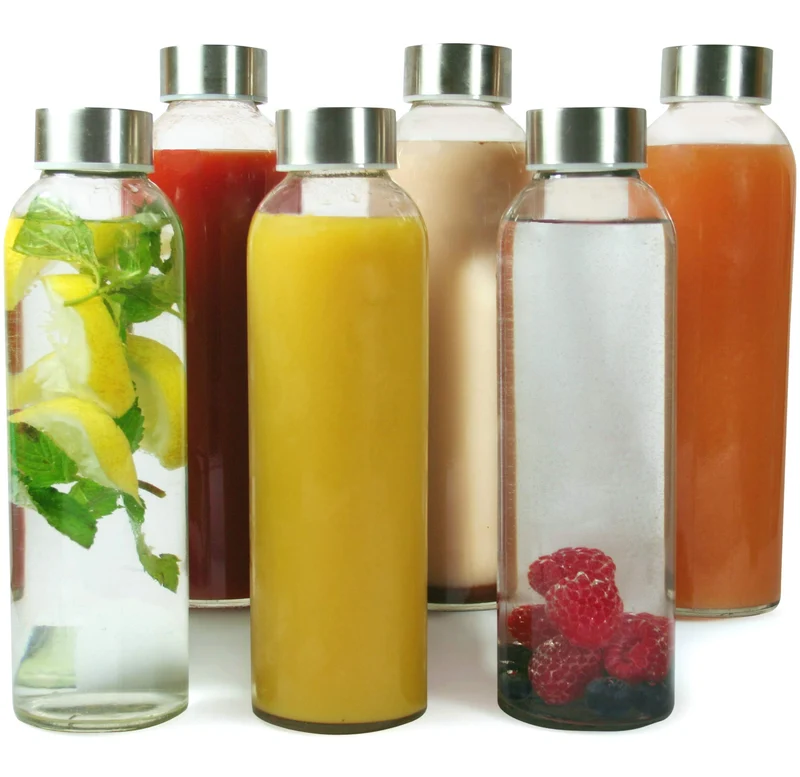 Glasflaschen-Set - 6 Stück à 500 ml