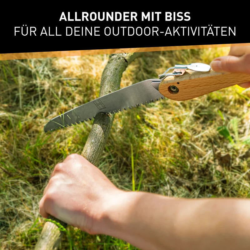 Klappbare Handsäge aus Karbonstahl - 21 cm