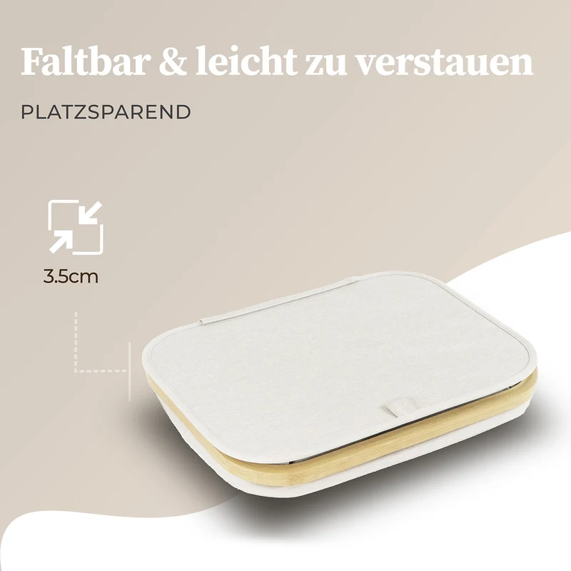 Aufbewahrungskorb "Adrian" 40 l mit Deckel - Beige