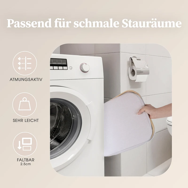Aufbewahrungskorb "Adrian" 40 l - Beige/Grau