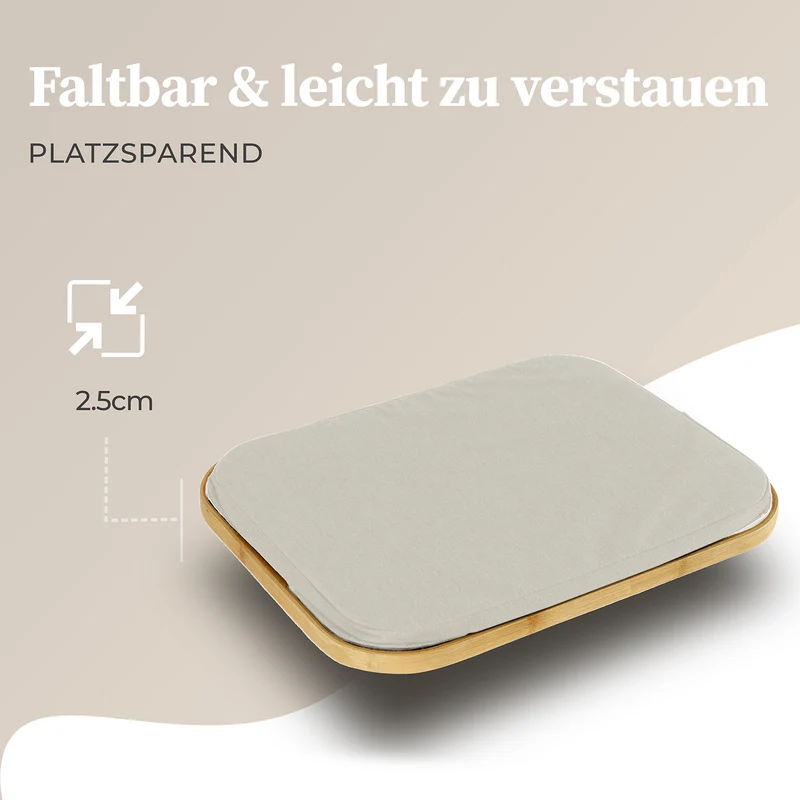Aufbewahrungskorb "Adrian" 40 l - Beige/Grau
