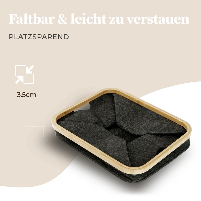 Aufbewahrungskorb "Laura" 40 l - Anthrazit