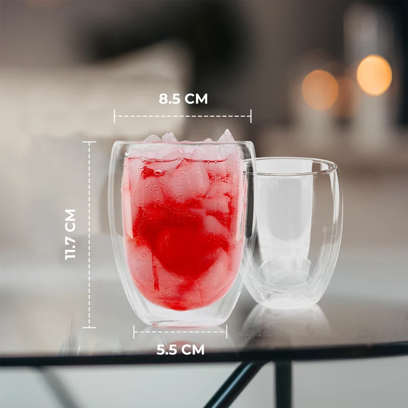 Latte Macchiato Gläser - 6er-Set - 330 ml