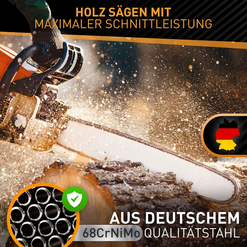 Sägeketten 3/8" 1,3mm für 35cm Schwert - 3er Pack