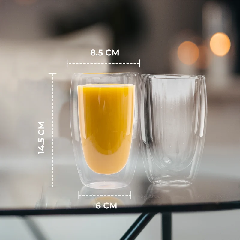 Latte Macchiato Gläser - 6er-Set - 450 ml
