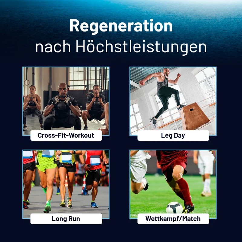 Massageboots zur Kompressionstherapie mit 10 Intensitätsstufen