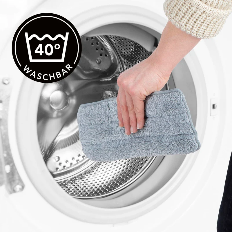 Ersatz-Mopp 2er-Set für Wischsystem Flat-Mopp