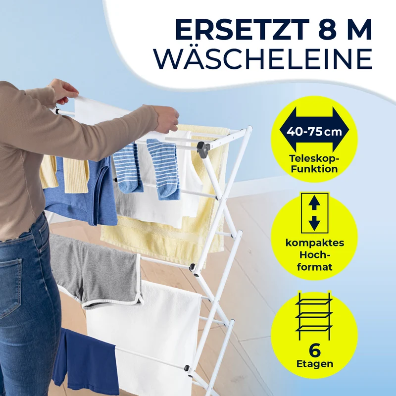 Teleskop-Wäscheständer 800