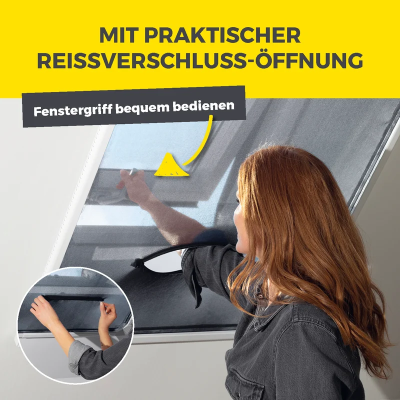 Teleskop-Insektenschutzgitter für Dachfenster - 100 x 160 cm