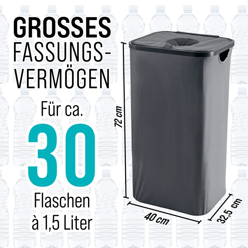 Pfandflaschen-Sammelbehälter - Anthrazit