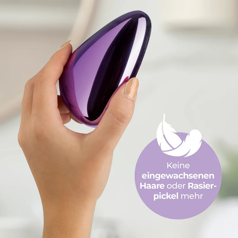 Haarentferner Nano-Glas - lila