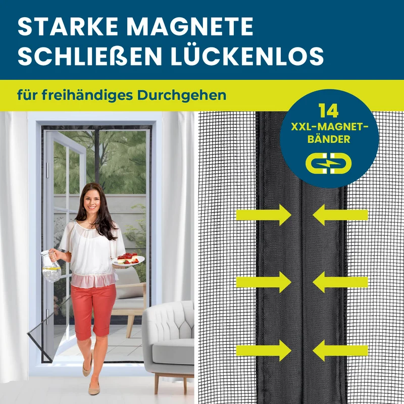 Insekten- & Pollenschutzvorhang – 80 x 210 cm
