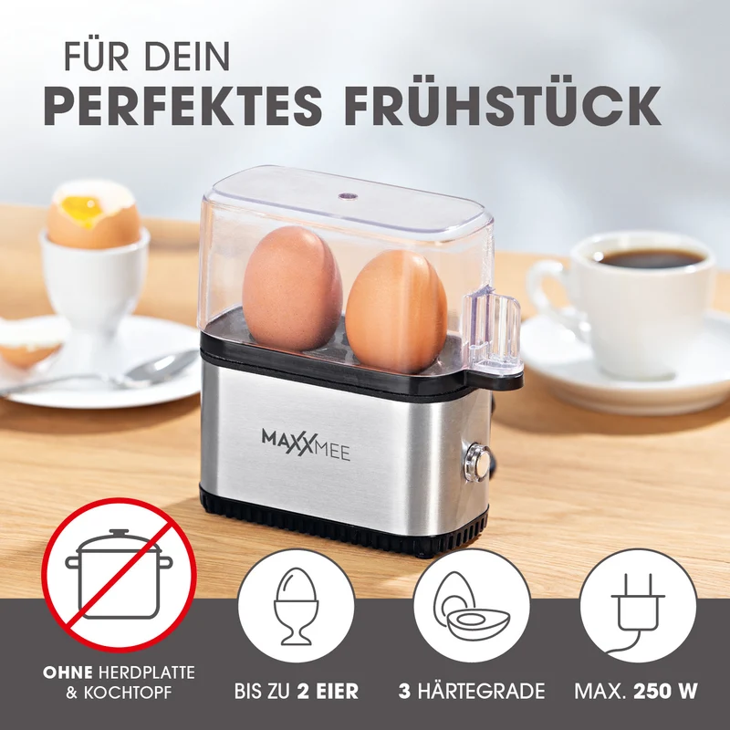 Eierkocher Kompakt 2.0 - Bis zu 2 Frühstückseier