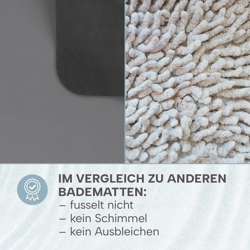 Badematte Spa - 60 x 90 cm - Dunkelgrau
