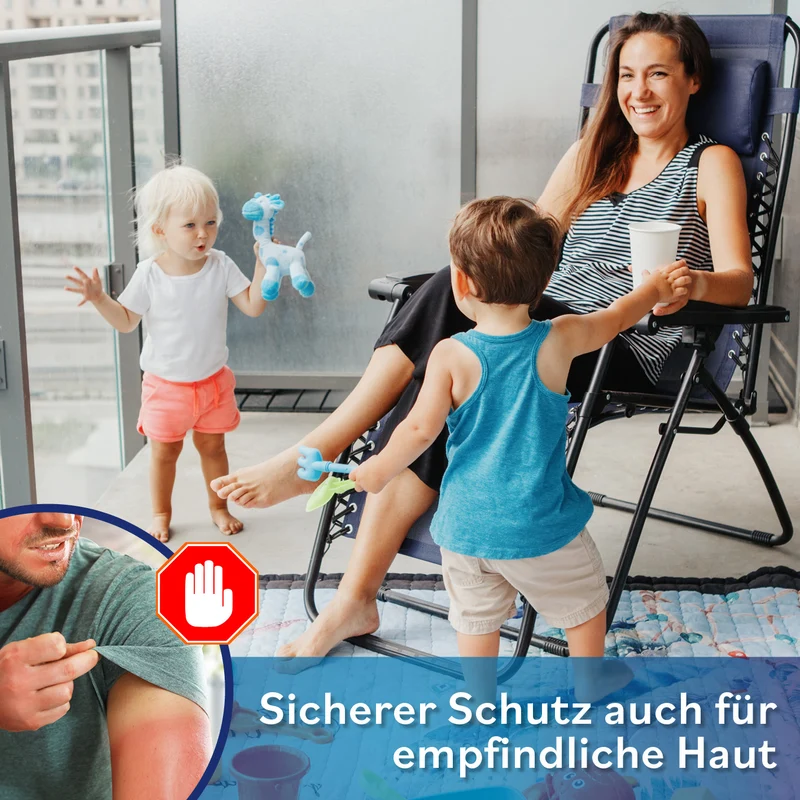 EASYmaxx Sonnenschirm - halbrund, grau