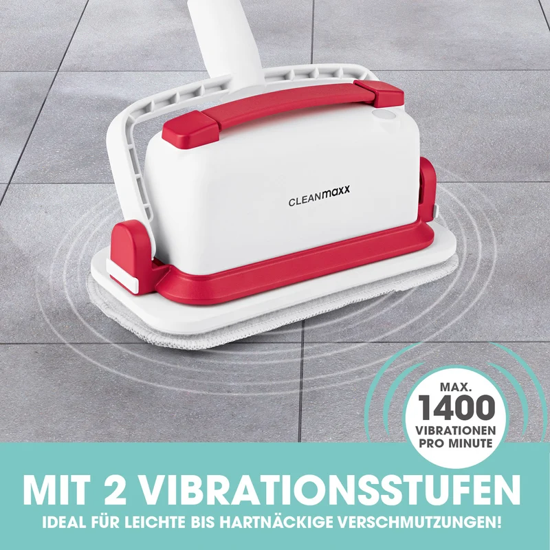 Akku-Scheuerbürste - weiß/rot