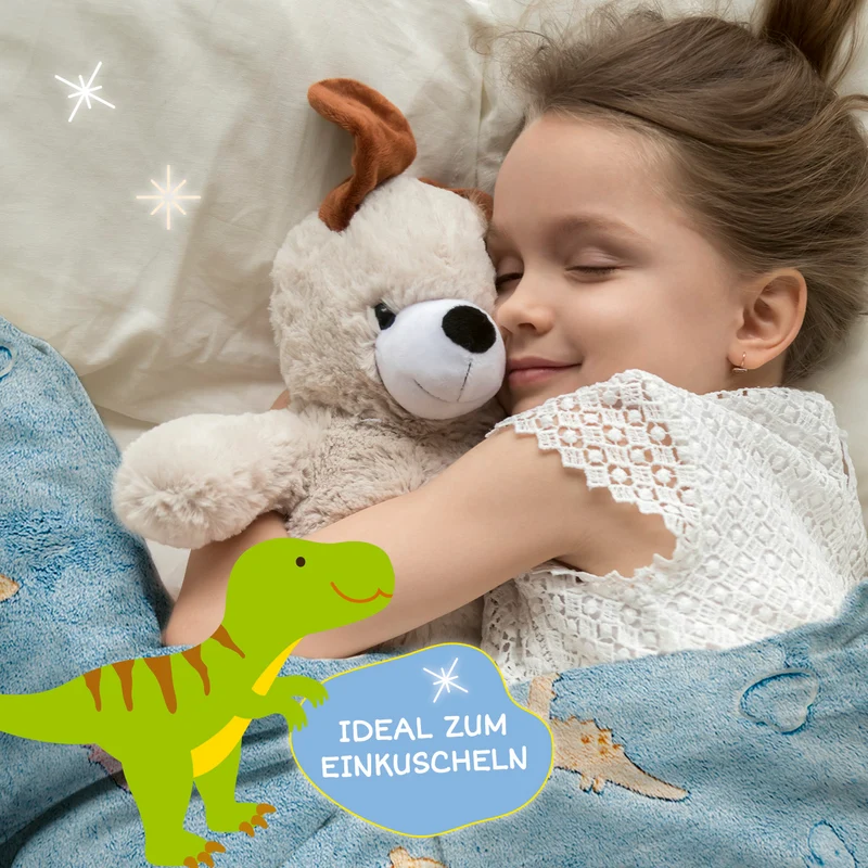 Verwandlungskissen Glow in the dark - Kuschelkissen & Kuscheldecke - Dino