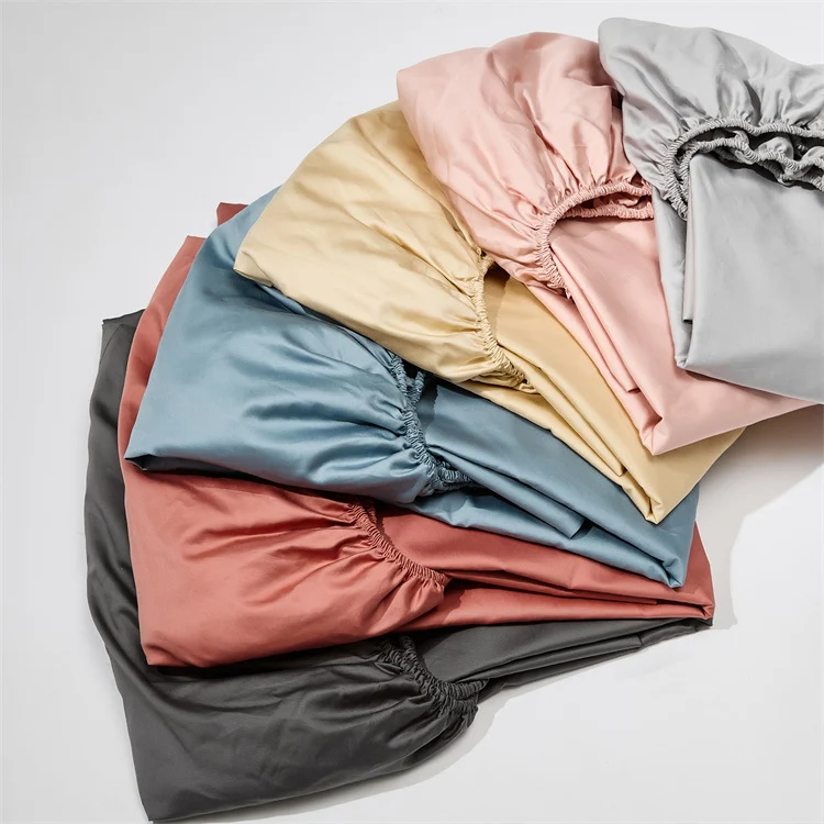 Mako-Baumwoll-Satin Bettwäsche-Set mit verdecktem Reißverschluss und Kissenbezügen Karnz